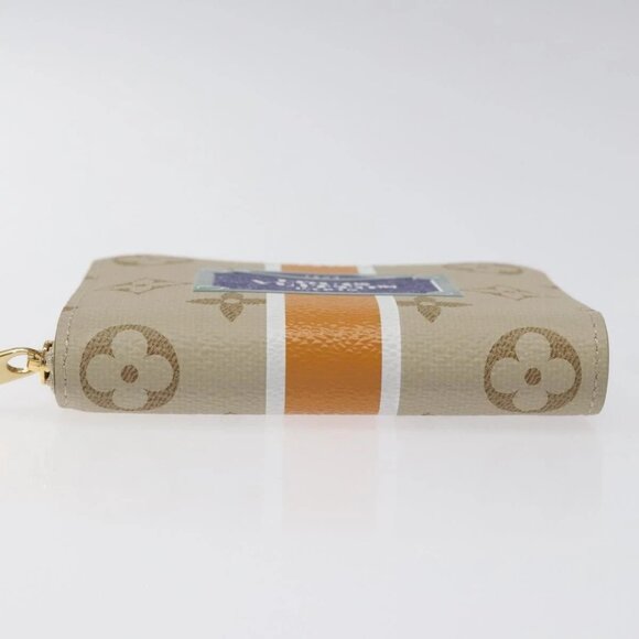 LOUIS VUITTON Monogram Monopanam Zippy Coin Purse Beige M82691 LV Auth BD1311AM - Picture 6 of 16